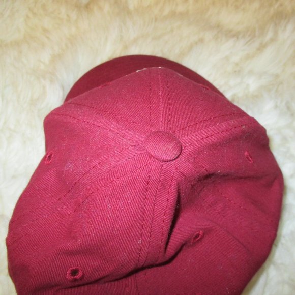 PARIS FRANCE Burgundy 100% Cotton Hat/Cap - Picture 4 of 8